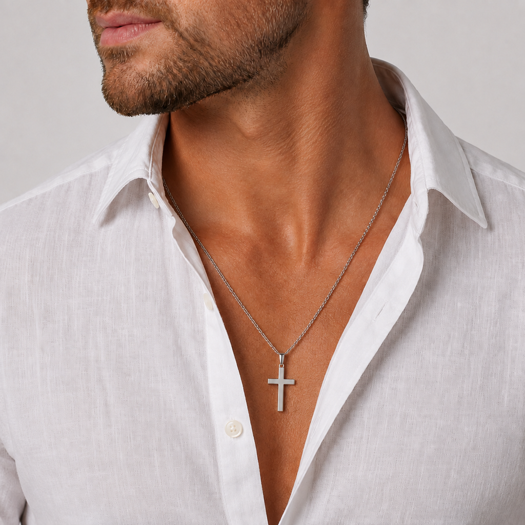 Simple Cross Necklace