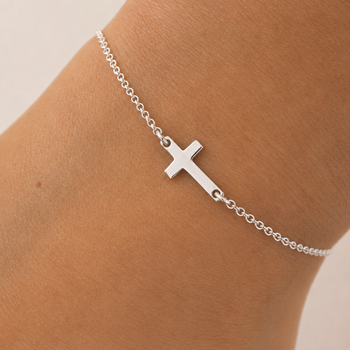 Simple Cross Bracelet
