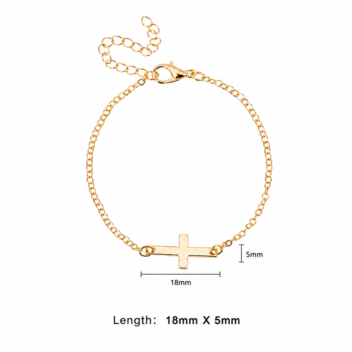 Simple Cross Bracelet