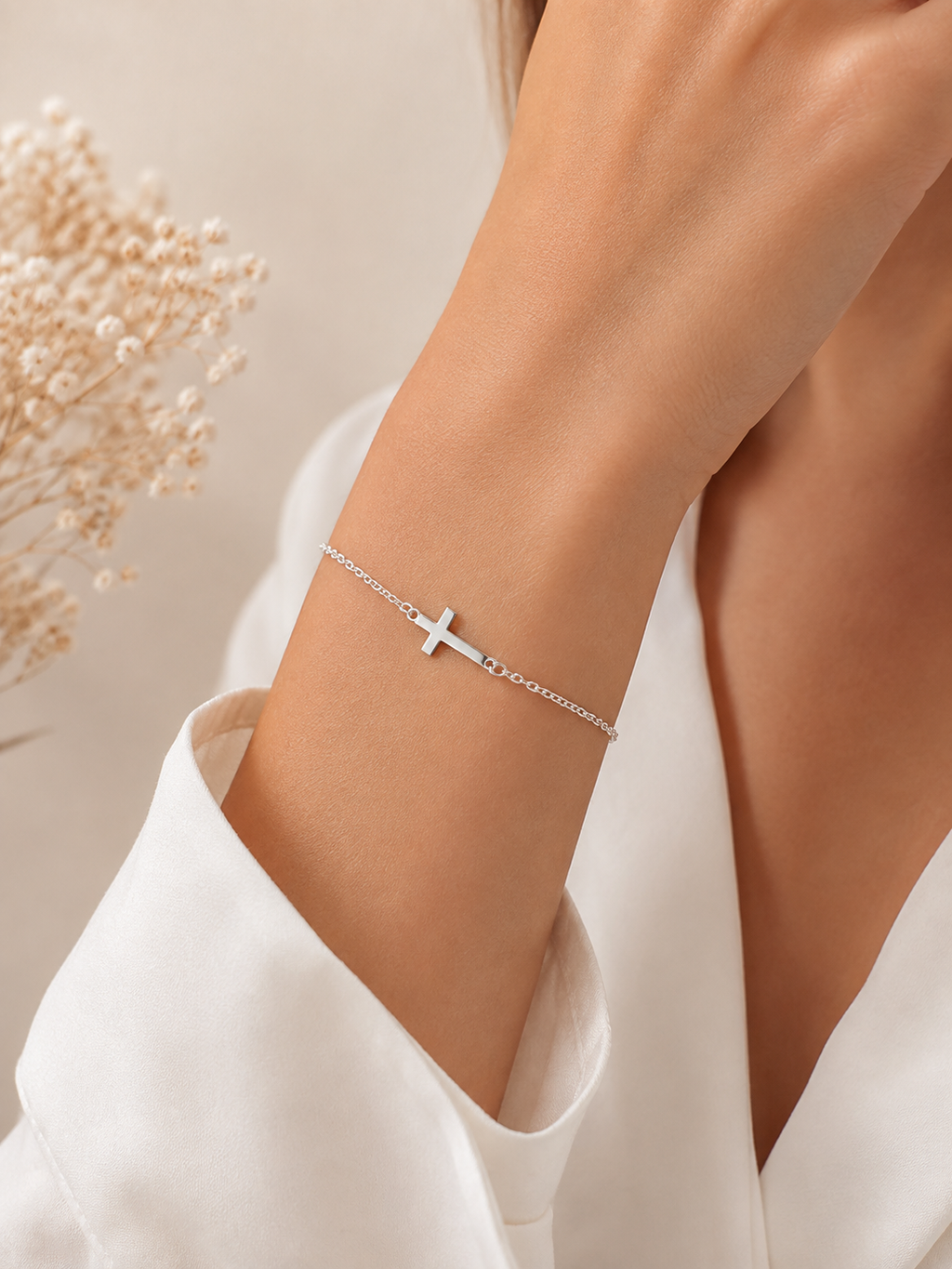 Simple Cross Bracelet